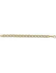 8mm Gold Charm Bracelet 8"