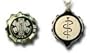 SOS Emergency Medical ID Pendant, 18k gold-finish