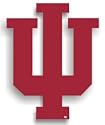 Indiana Hoosiers 12" 'IU' Car Magnet