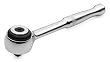 SK 3866 1/4-Inch Drive 5-1/2-Inch Full Polish Fine Tooth Palm Control Ratchet