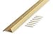 Battalion 2RRW1 Carpet Gripper, Fluted, L72, Satin Brass