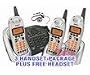 Uniden DCT6485/3 2.4Ghz Cordless 3-Handsets w/Caller ID, Digital Answering Dual Speakers/Keypads, DCT64853
