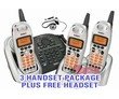 Uniden DCT6485 2.4 GHz Digital Expandable Cordless Phone System with Three Handsets and Answering System