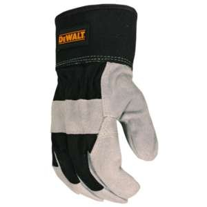 Dewalt DPG41 Premium Split Cowhide Leather Plam Glove Grey and Black 1 Pair