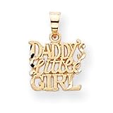 14k Daddy's Little Girl Charm