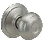 Schlage F10VGEO620 Georgian Passage Knob, Antique Pewter