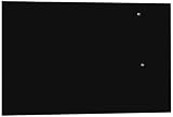 Sigel - GL140 - Tableau magnétique en verre artverum - Verre trempé - 1000 x 650 x 15 mm - Noir - Inclus : 8 aimants ultra résistants et fixation murale (Import Allemagne)