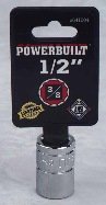Drive Socket, 3/8 & 5/8