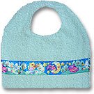 Green Cuddle Bug Bib - Fully Reversible, Double-Layer Bib for Babies