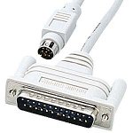 SANWA SUPPLY KRS-406M2K ミニDIN8Pinオス/Dsub25Pinオス2m