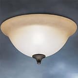 Kichler Pomeroy Ceiling Lighting Flush Mount Distressed Black