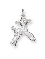Sterling Silver Lamb Charm