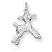 Sterling Silver Lamb Charm