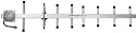 Wilson Electronics 13 dB 800 MHz 8 Element Yagi Cellular Antenna - 301111