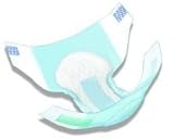 Case Of 96 Wings Hook & Loop 3D Adult Briefs - Case Of 96, Medium, 32 - 44