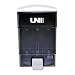 UNISAN Deluxe Plastic Liquid Soap Dispenser, 50 Ounces, 4-3/4 Width x 4-1/4 Depth x 7-1/2 Height, Bl
