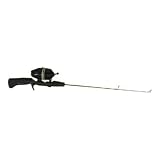 HT Enterprise Hardwater Spincast Ice Fishing Rod and Reel Combo with Kit