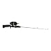 HT Enterprise Hardwater Spincast Ice Fishing Rod and Reel Combo with Kit