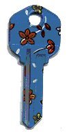 Groovy - Lily House Key Schlage / Baldwin SC1