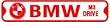 BMW M3 DRIVE car sport luxury street sign