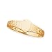 Toys : 14K Yellow Gold Children's Oval Signet Ring - Size 3