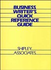 Business writer's quick reference guide
