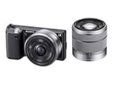 Sony Alpha NEX-5K 14.2MP Digital Camera in Black with Interchangeable 18-55 ....
