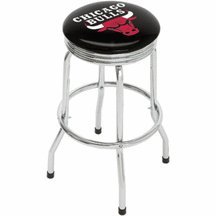 Chicago Bulls Single Foot Ring Barstool with Swivel