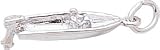 Boat Charm, Sterling Silver