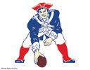 New England Patriots Minuteman Decal
