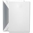 Blind Embossed Cross on Pearl White Cards