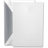 Blind Embossed Cross on Pearl White Cards