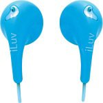 Blue Bubble Gum II Earphones Flexible Jelly Type Material