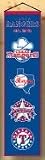 Texas Rangers MLB Wool 8" X 32" Heritage Banner