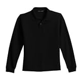 Port Authority - Youth Silk Touch Long Sleeve Sport Shirt.