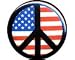 Peace Flag Button