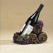 Wine Barrel Wine Bottle Holder with Wine Bottle Topper