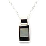925 Silver Mother Of Pearl Pendant on 18 Chain by TOC