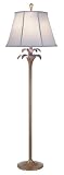 Palm Tree Accent Honey Brass Floor Lamp
