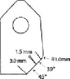 KFT-3945 KREATIVE FLOW Cutting Tips
