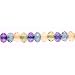 7" Gemstone Luster Mix Bead Strand, 7mm x 4mm