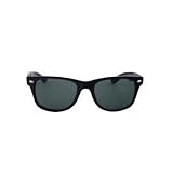 Classic Wayfarer Style Sunglasses Free Case Included Large Lens Size - Black