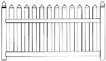 Genova Building Products FPK101 Traditional Picket Fence 215HWHYZ2YL. SL160 Genova Building Products FPK101 Traditional Picket Fence