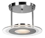 Access Lighting 50481-BS/CFR Helius Semi Flush Ceiling Light