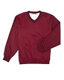Harriton Men's Athletic V-neck Pullover Jacket. M720