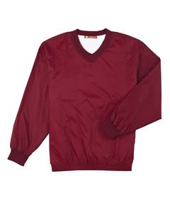 Harriton Men's Athletic V-Neck Pullover Jacket, Maroon, XXXX-Large price