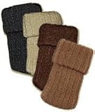 Medium/Chocolate Brown- Furniture Floor Protection -8 Pack Ribbed Chair Sock Protectors