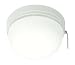 GOOD EARTH LIGHTING GLC4313-WH-I LIGHT CLOSET PULL CHN WH
