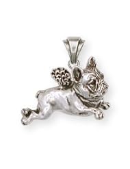 French Bulldog Frenchie Angel Pendant Jewelry