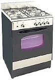 Avanti DG241BS 24 inch Gas Range (Stainless Steel)